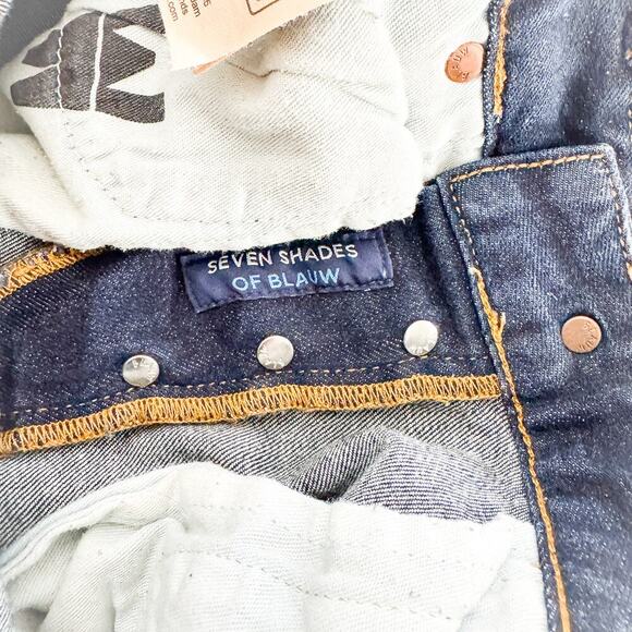 Scotch & Soda Ralston Button Fly Dark Wash Denim Jean Straight Leg Size 33 x 32 - Picture 9 of 10